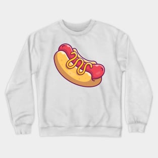 Hotdog cartoon Crewneck Sweatshirt